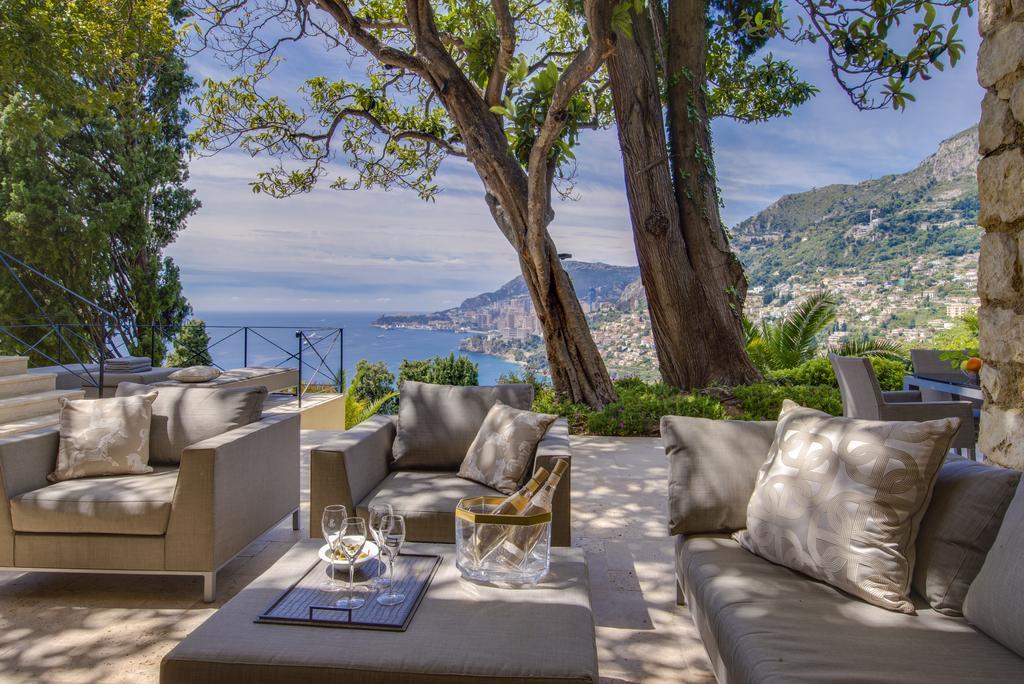 Luxurious Villa Overlooking Monaco โรกบรูน-กัป-มาร์แต็ง ภายนอก รูปภาพ